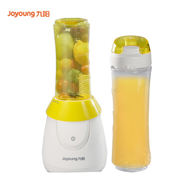 
                                        九阳（Joyoung）料理机 家用可榨汁 便携式 可碎冰 双杯JYL-C18D                