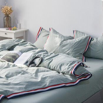 8m床笠床单被套 麦芽-祖母绿 2.0m床(配220*240被套) 床笠款