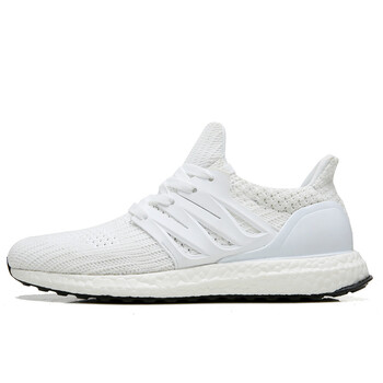 0椰子男鞋侃爷四代小白鞋简约镂空鞋休闲网面鞋运动鞋情侣跑步鞋 白色