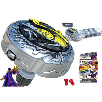 灵动魔幻陀螺2代儿童玩具焰天火龙王梦幻二代拉线男孩全套装 黑镰魔将