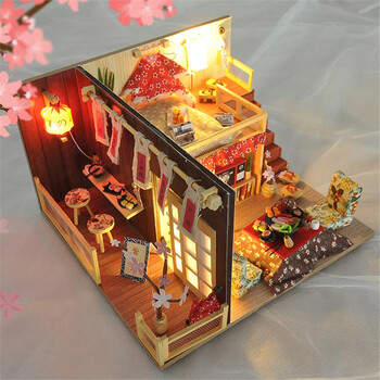 七夕情人节创意diy小屋日式别墅手工制作小房子模型拼装玩具礼品生日