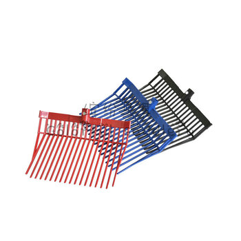 马草叉 马粪叉 马房用品 马叉子 带柄草叉 塑料草料叉 缤纷马具 混色