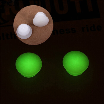 自行车把塞堵 车把把塞 把套把堵 自行车配件一对价 白色(荧光)