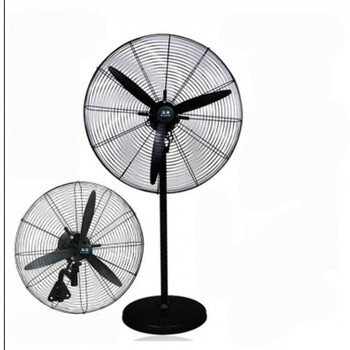 强力大风力工业电风扇商用食堂工厂饭店工地家用落地扇 500落地铝叶