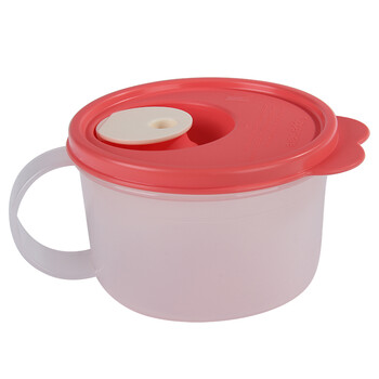 特百惠（Tupperware）午餐便携饭盒 简约组合2件套  石榴红