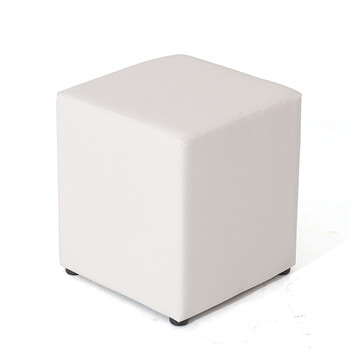 皮凳子家用方凳实木换鞋凳矮凳沙发凳创意茶几凳小板凳时尚皮墩子