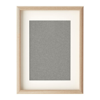 带留白画框相框橡木纹国内 原木色 30x40cm