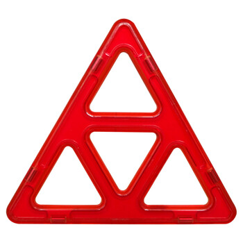 磁力建构片配件磁性积木百变提拉积木磁力片益i智儿童玩具大三角形