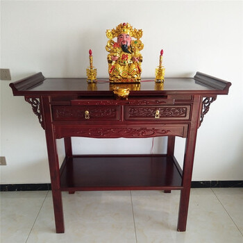 知茗供桌供台佛台神台家用现代简约实木香案客厅佛龛财神爷供奉桌 108