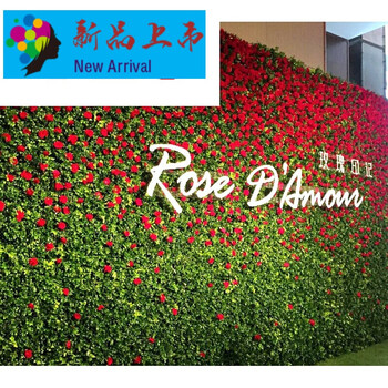 χ婚礼垂直绿化挂壁仿真植物蝴蝶兰塑料壁挂落地假树背景墙欧式干花假