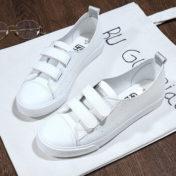 小白鞋网纱透气女夏季镂空一脚蹬懒人鞋白色板鞋平底休闲帆布鞋 白银