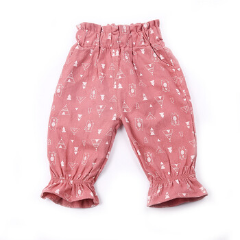 裤子发男童女童童装孩子潮酷 小熊帐篷酒红色 一手5件