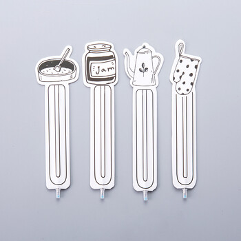 幸运阁书签笔 韩国创意萌小清新碳素水性黑色中性笔学生用可爱文具