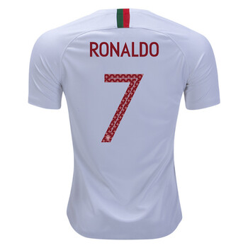 世界杯葡萄牙主场球衣7号ronaldo客场c罗儿童足球服套装 7号c罗客场