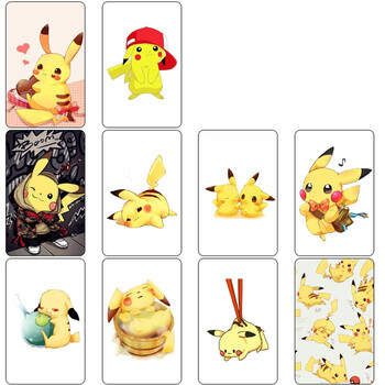 宠物小精灵皮卡丘卡贴 口袋妖怪 校园卡公交卡饭卡动漫周边卡贴画贴纸