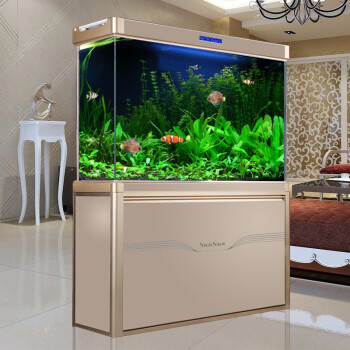 森森大型鱼缸水族箱免换水家用生态鱼缸办公室客厅创意观赏鱼缸下过滤