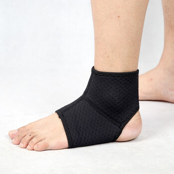 运动护踝男女篮球跑步护脚腕护具加压固定扭伤防护脚套护腕踝夏 黑色