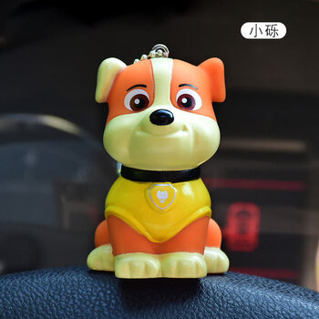 狗狗钥匙扣男女创意汽车挂件钥匙链锁匙扣包包挂饰狗年礼物 桔色 小砾