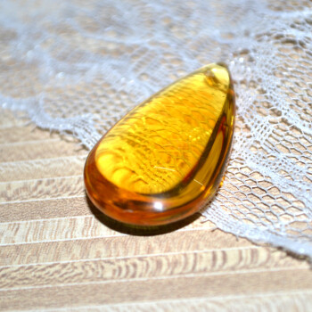 美双绝（MSJ）水滴吊坠 水晶玻璃装饰定制成品窗帘杆轨道 普通色