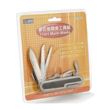 
                                        日光生活 多功能随身工具组 工具刀 小剪刀 开瓶器   H168                