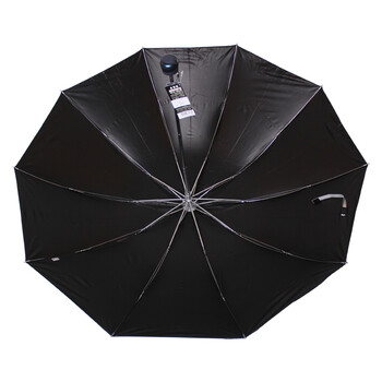 
                                        
                                                            天堂伞 三折黑胶晴雨伞防晒太阳伞遮阳伞加大经典商务伞61cm*10骨 33188E4#兰灰                