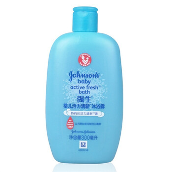 强生（Johnson）婴儿活力清新沐浴露300ml（适合三岁以上儿童）