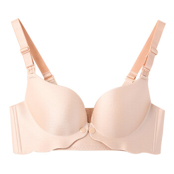 内衣胸罩怀孕期聚拢防下垂无钢圈产妇性感哺乳文胸喂奶 肤色 36/80