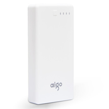 
                                        爱国者（aigo）20000毫安 FB20 三个USB输出 大容量通用 聚合物 移动电源/充电宝  白色                 