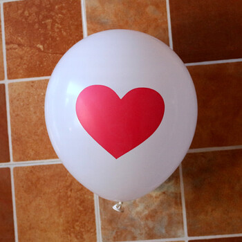 结婚庆婚礼布置心形气球婚房装饰用品情人节表白 求婚告白气球 圆形印