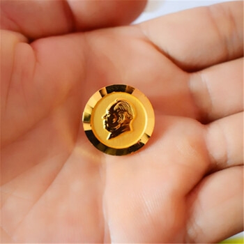 像章徽章纪念章头像胸针胸章收藏品镀24k金勋章