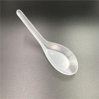 一次性小勺塑料透明勺子汤勺透明外卖打包勺甜品勺快餐批发sn1698