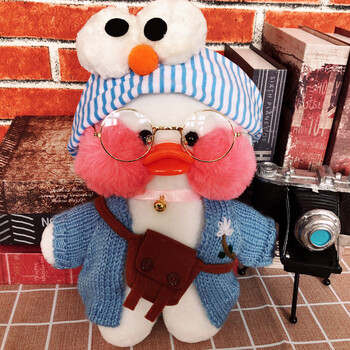 白色玻尿酸鸭毛绒玩具公仔娃娃小黄鸭生日礼物女 新年迎春纳福款 30