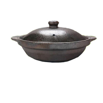 无釉健康传统砂锅煎药木炭砂火锅米线煲汤炖肉养生土砂锅厨具 0.