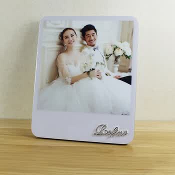 大韩水晶版画亚米奇影楼婚纱照相片放大冲印相框制作 施华洛大韩 10寸