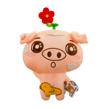 猪猪公仔流氓猪毛绒玩具汽车家居摆件小猪女生礼物抓机娃娃 泡泡猪 28
