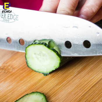 
                                        日本ECHO 寿司刀 寿司料理必备工具 多功能七孔刀 日式专用料理刀0336-236                