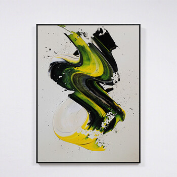 创意装饰画餐厅客厅墙画油画抽象画现代简约卧室玄关挂画 款式h 含