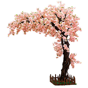 仿真樱花树许愿树假桃花树大型客厅酒店装饰树仿真树花婚庆樱花树生活