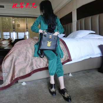 枕翠云光 2015早秋新款休闲长款衬衫韩版修身胖MM大码时尚套装女秋季 绿色 S