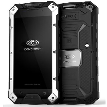 征服（CONQUEST）S6 联通移动双4G 智能三防手机双卡双待 全黑色 官方标准版