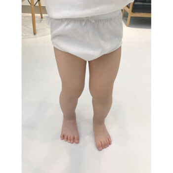 童装女童夏装宝宝内裤女透气舒服三角小女孩平角小内裤 白色(三角) 90