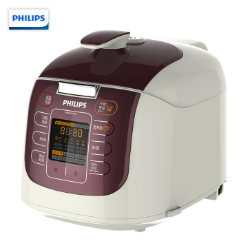 
                                        飞利浦（PHILIPS）电压力锅 一锅双胆 智能操控 涡轮静排泄压 HD2033/21 5L高压锅                