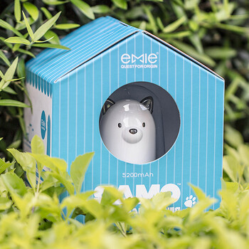 
                                        
                                                            亿觅（emie）萨摩白 卡通便携充电 迷你充电宝 创意礼物生日 移动电源 小巧可爱送女友送闺蜜                