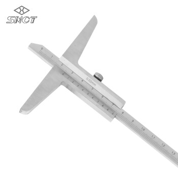 SMCT/上量游标深度卡尺0-200高精度不锈钢高度尺迷你油表S102-101-101