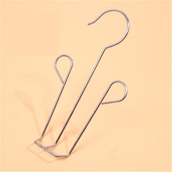 超市拖鞋挂钩展示 折不断毛拖衣架 人字托鞋钩子塑料 晒鞋架 批发 4mm