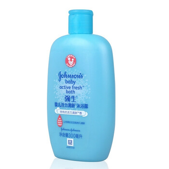 强生（Johnson）婴儿活力清新沐浴露300ml（适合三岁以上儿童）