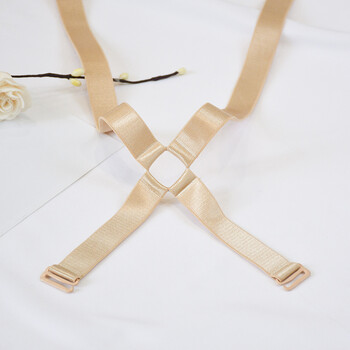 加宽交叉防滑肩带防脱落内衣带运动防滑文胸带宽带宽钩 1.8cm 肤色