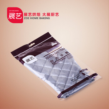 
                                                            展艺隔热防烫手套加厚硅胶厨房家用烤箱微波炉耐高温专用烘焙工具                