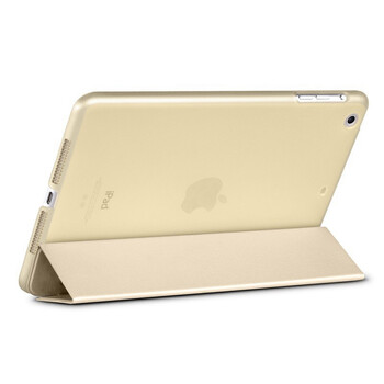 
                                        TAKE FANS 苹果iPad mini2/3/1保护套 防摔休眠支架三折皮套/保护套 触动系列 浮光金                