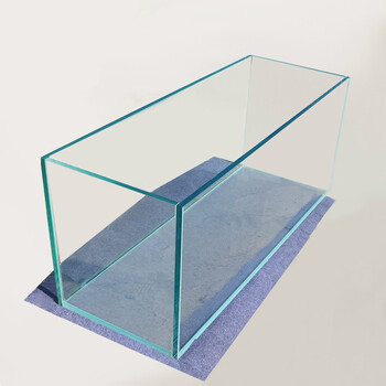 缸客厅生态鱼缸小中大型金晶白缸实用商用创意鱼缸 600*600*600(12mm)